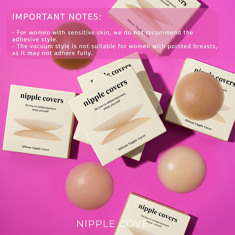 Nipple Cover Pasties - Lot de 2 cache-tétons invisibles autocollants